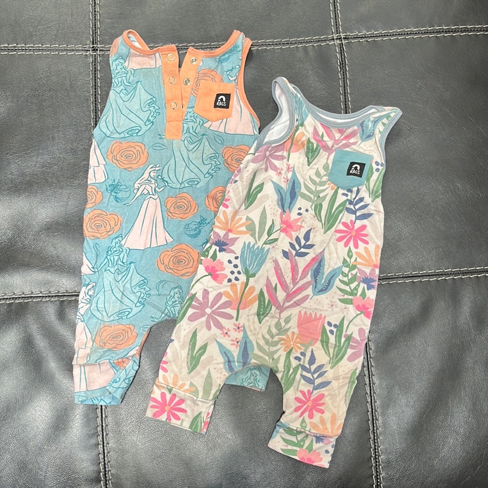 Rags tank top style princess and floral romper